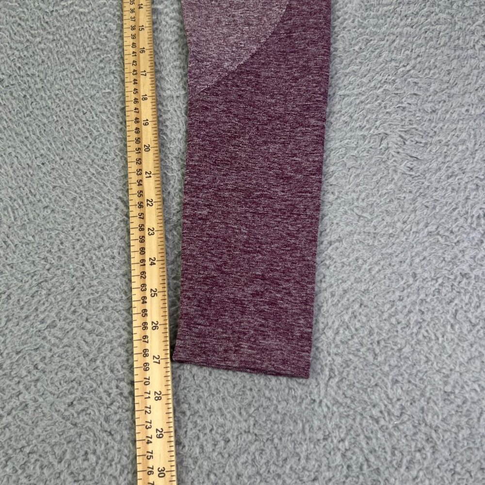Gymshark Seamless Flex Leggings Womens Small Heather Purple Athletic Workout - Picture 5 of 8